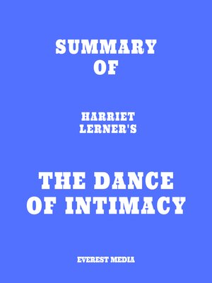 cover image of Summary of Harriet Lerner's the Dance of Intimacy
